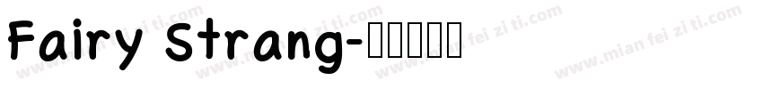 Fairy Strang字体转换